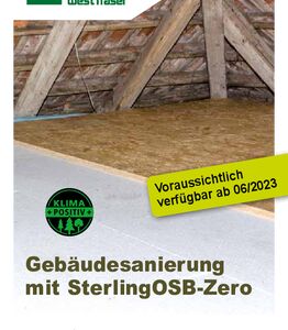 Gebäudesanierung mit SterlingOSB-Zero